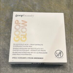 Goop Beauty GOOPGLOW 15% Glycolic Acid Overnight Glow Peel- pack of 4